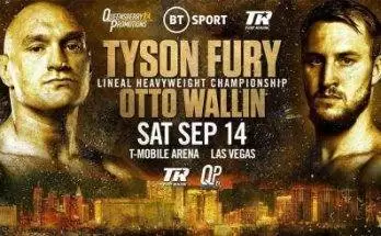 Watch Boxing: Tyson Fury vs. Otto Wallin