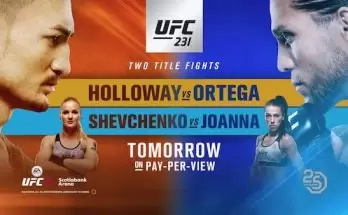 Watch UFC 231: Holloway vs. Ortega