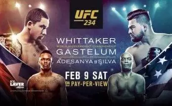 Watch UFC 234: Whittaker vs. Gastelum