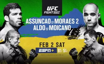 Watch UFC Fight Night 144: Assuncao vs Moraes 2