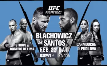 Watch UFC Fight Night 145: Blachowicz vs Santos