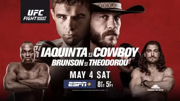 Watch UFC Fight Night 151: Iaquinta vs. Cowboy