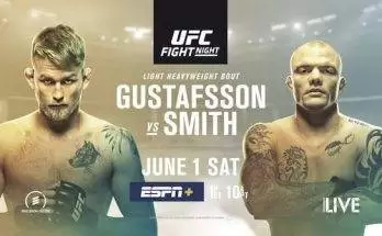Watch UFC Fight Night 153: Gustafsson vs. Smith 6/1/19