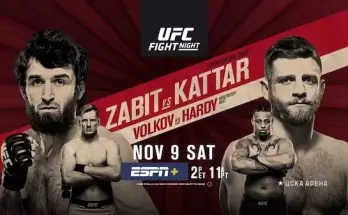 Watch UFC Fight Night 163: Zabit vs. Kattar 11/9/19