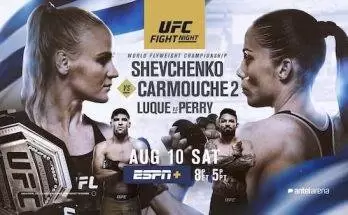 Watch UFC Fight Night Uruguay: Shevchenko vs Carmouche 2 8/10/19