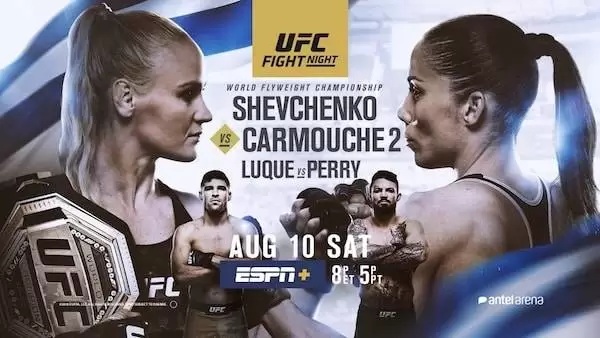 Watch UFC Fight Night Uruguay: Shevchenko vs Carmouche 2 8/10/19
