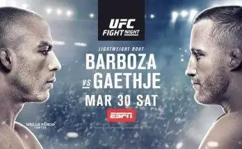 Watch UFC on ESPN 2 Barboza vs Gaethje