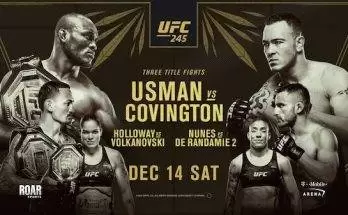 Watch UFC 245: Usman vs. Covington 12/14/19 Online