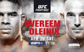 Watch Wrestling Fight Night 149: Overeem vs Oleinik