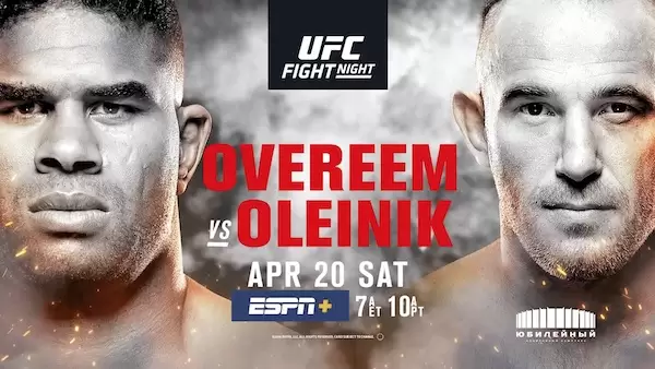 Watch Wrestling Fight Night 149: Overeem vs Oleinik