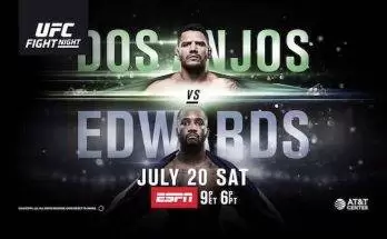 Watch Wrestling Fight Night 156: dos Anjos vs Edwards