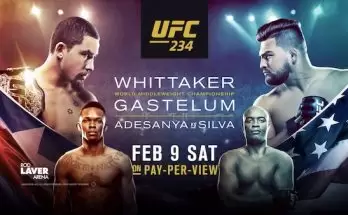 Watch Wrestling UFC 234: Whittaker vs. Gastelum