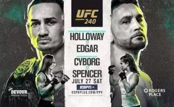 Watch Wrestling UFC 240: Holloway vs Edgar 7/27/19 Online