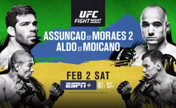 Watch Wrestling UFC Fight Night 144: Assuncao vs Moraes 2