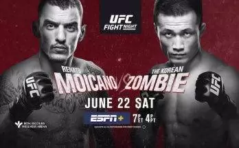 Watch Wrestling UFC Fight Night 154: Moicano vs. The Korean Zombie