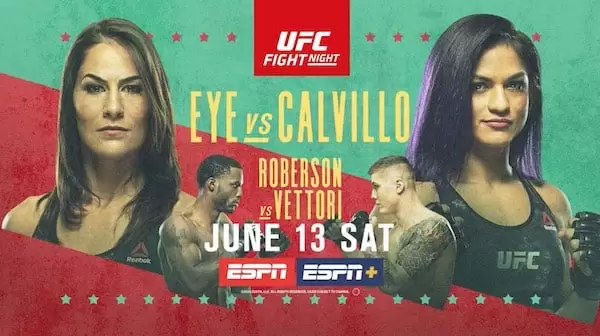 Watch Wrestling UFC Fight Night Vegas 2: Eye vs. Calvillo 6/13/20 Online