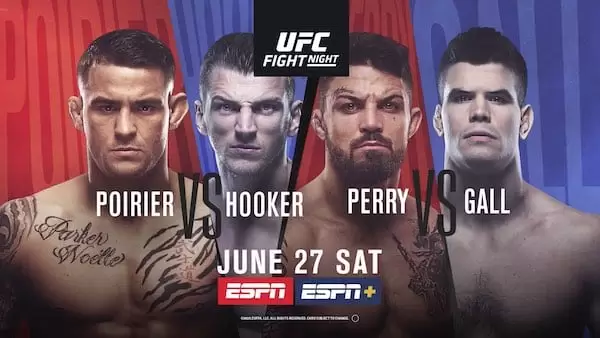 Watch Wrestling UFC Fight Night Vegas 4: Poirier vs. Hooker 6/27/20 Online
