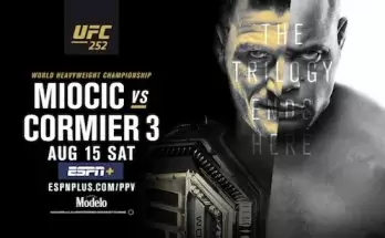 Watch Wrestling UFC 252: Miocic vs. Cormier 3 8/15/20 Live Online