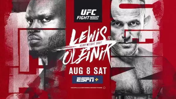 Watch Wrestling UFC Fight Night Vegas 6: Lewis vs. Oleinik 8/8/20 Online