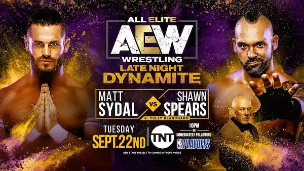 Watch Wrestling AEW Special Late Night Dynamite Tuesday 9/22/20