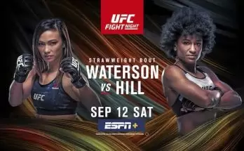 Watch Wrestling UFC Vegas 10: Waterson vs. Hill 9/12/20 Live Online