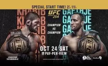 Watch Wrestling UFC 254: Khabib vs. Gaethje 10/24/20 Live Online