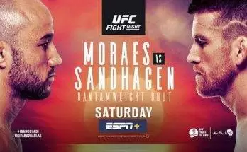 Watch Wrestling UFC Fight Island 5: Moraes vs. Sandhagen 10/10/20 Live Online
