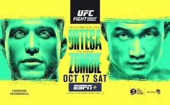 Watch Wrestling UFC Fight Island 6: Ortega vs. Korean Zombie 10/17/20 Live Online