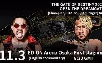 Watch Wrestling Dragon Gate: The Gate of Destiny 2020 11/3/20