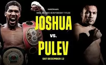 Watch Wrestling Boxing: Anthony Joshua vs. Kubrat Pulev 2020 12/12/20