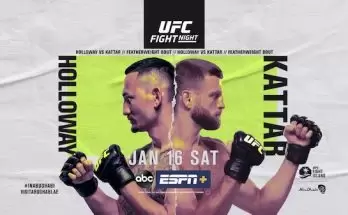 Watch Wrestling UFC Fight Night Island 7: Holloway vs. Kattar 1/16/21 Live Online