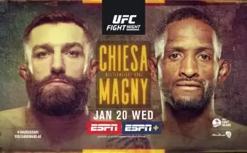Watch Wrestling UFC Fight Night Island 8: Chiesa vs. Magny 1/20/21 Live Online