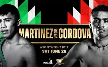 Watch Wrestling Boxing: Martinez vs. Cordova PPV 6/26/21