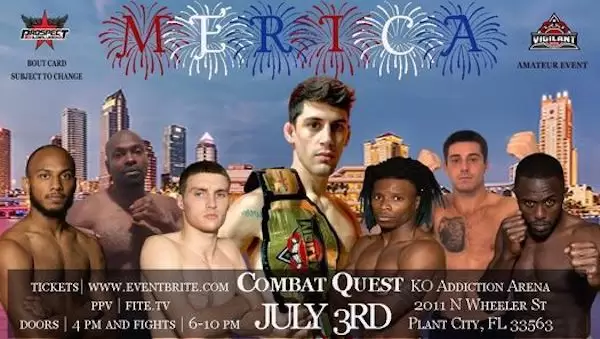 Watch Wrestling Combat Quest 14 Merica 7/3/21