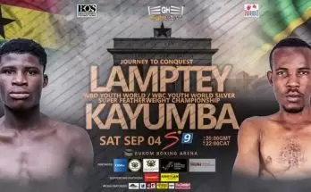 Watch Wrestling Boxing: Alfred Lamptey vs. Iddi Kayumba 9/4/21