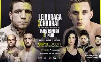 Watch Wrestling Boxing: Lejarraga vs. Charrat 9/11/21