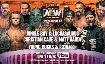 Watch Wrestling AEW Dynamite Live 6/1/22