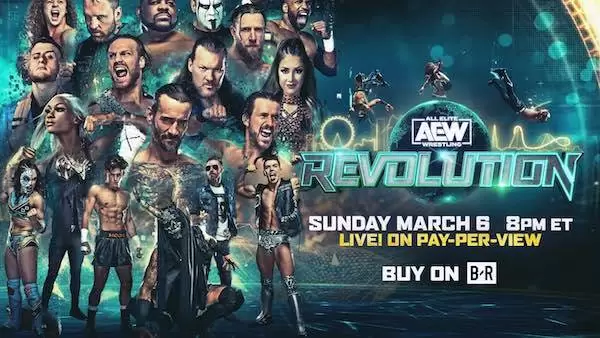 Watch Wrestling AEW Revolution 2022 3/6/22 Live Online PPV