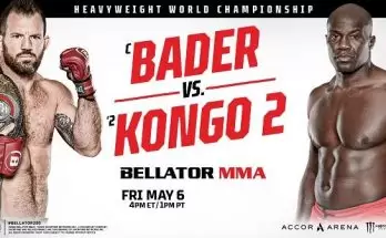 Watch Wrestling Bellator 280: Bader vs. Kongo 2 5/6/22
