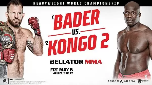 Watch Wrestling Bellator 280: Bader vs. Kongo 2 5/6/22