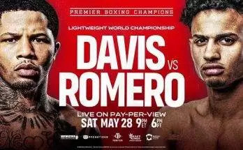 Watch Wrestling Boxing: Davis vs. Romero 5/28/22