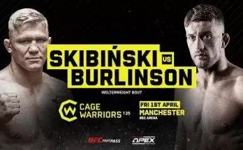 Watch Wrestling Cage Warriors 135 Skibinski vs. Burlinson 4/1/22