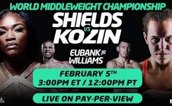 Watch Wrestling Claressa Shields vs. Ema Kozin 2/5/22