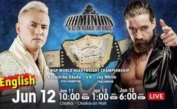 Watch Wrestling NJPW DOMINION 6.12 in OSAKA-JO HALL 2022 6/12/22