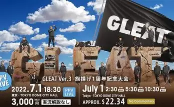 Watch Wrestling NJPW Gleat Ver.3 7/1/22