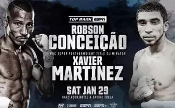Watch Wrestling Top Rank: Xavier Martinez vs. Robson Conceicao 1/29/22