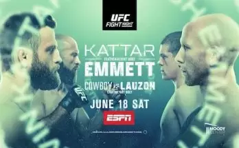 Watch Wrestling UFC Austin: Kattar vs. Emmett 6/18/22