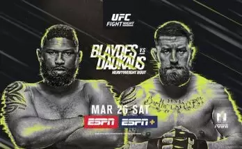 Watch Wrestling UFC Fight Night Columbus: Blaydes vs. Daukaus