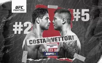 Watch Wrestling UFC Fight Night Vegas 41: Costa vs. Vettori 10/23/21