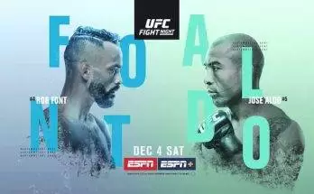 Watch Wrestling UFC Fight Night Vegas 44: Font vs. Aldo 12/4/21